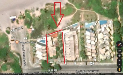 Land with house by the sea